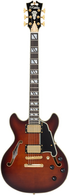 DAngelico - Excel Mini DC Amaretto Burst DAngelico - Excel Mini DC Amaretto Burst