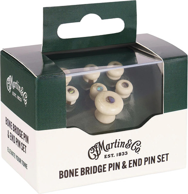 Martin Guitar - Bone Bridge & End Pin Paua Martin Guitar - Bone Bridge & End Pin Paua