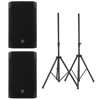 Mackie - Thrash15v2 Stereo stand Bundle Mackie - Thrash15v2 Stereo stand Bundle