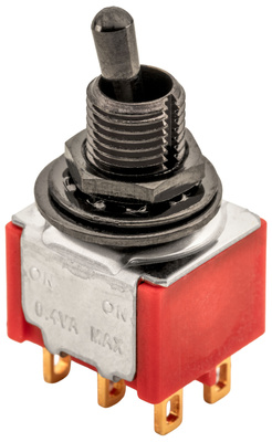 MEC - Mini Toggle Switch Short 6/2 MEC - Mini Toggle Switch Short 6/2