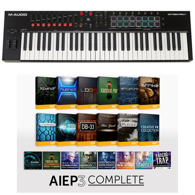 M-Audio - Oxygen Pro 61 - AIEP3 Bundle M-Audio - Oxygen Pro 61 - AIEP3 Bundle