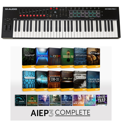 M-Audio - Oxygen Pro 49 - AIEP3 Bundle M-Audio - Oxygen Pro 49 - AIEP3 Bundle