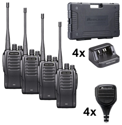 Midland - D10 DMR 4er MA25-LK Set Midland - D10 DMR 4er MA25-LK Set