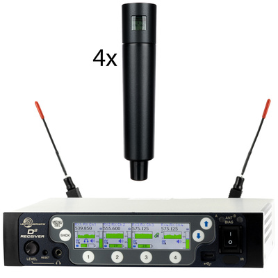 Lectrosonics - DSQD 4 Ch Handheld Bundle Lectrosonics - DSQD 4 Ch Handheld Bundle