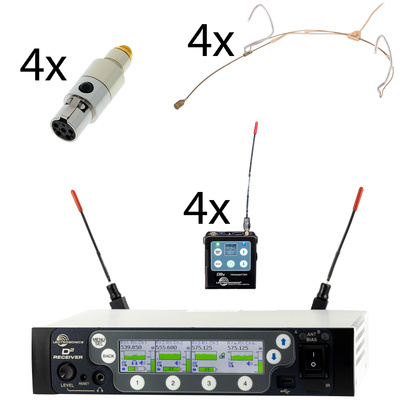 Lectrosonics - DSQD 4 Ch DPA Headset Bundle