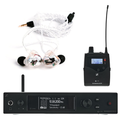 Sennheiser - ew IEM G4 A-Band JH5 Bundle Sennheiser - ew IEM G4 A-Band JH5 Bundle