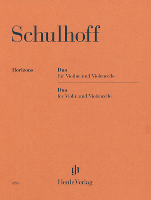 Henle Verlag - Schulhoff Duo Violine/Cello Henle Verlag - Schulhoff Duo Violine/Cello