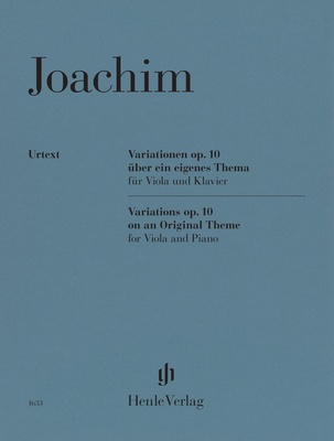 Henle Verlag - Joachim Variationen op. 10 Henle Verlag - Joachim Variationen op. 10